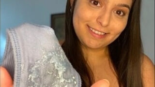 Thick pregnant Indian wears panties for you