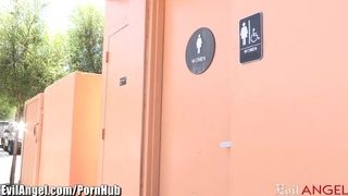 "EvilAngel August Ames First Public Sex with Dana Vespoli"