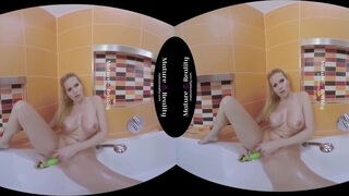 Big Boobed Stepmommy Having Fun With Dildo With Virtual Reality