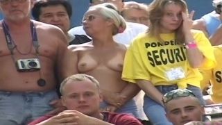 Wives And Girlfriends Get Wild At A Nudist Resort Contest
