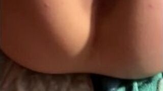 MILF oozes cum out of her pussy