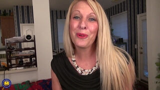 Blonde Sexy Milf With Big Juicy Ass Enjoys Herself - MatureNL