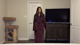 Aroused Slim Busty Asian Stepmom In Red Lingerie Craves For Her Stepson's Cock