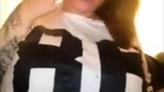 Big-Titted Amateur Caught on Webcam