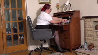 Juliet Works Late into the Night, Ends Up Having Hot Phone Sex