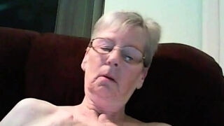 Granny's Webcam Titillating Tit Play
