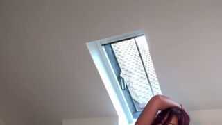 Tattooed Redhead Hotwife Squirts on Stranger During Wild Ride