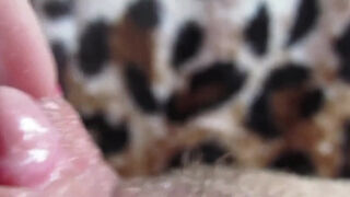 Big Clit Teasing & Real Wet Clitoral Orgasm In Exciting Close-up