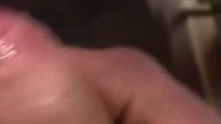 Masturbating