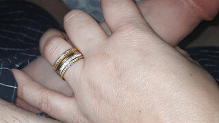 Step mom accidentally handjob step son cock...and she enjoyed it