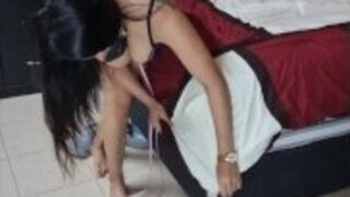 Criada Culona y Tetona Cachonda en Tanga - MiaKuriLatina