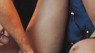 Rich mature fucks make stripped in cowgirl pose