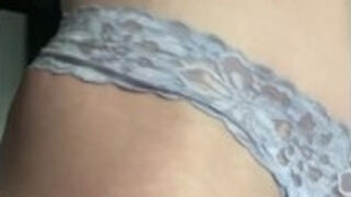 Showing off my Victoria’s Secret panty and bra lace lingerie