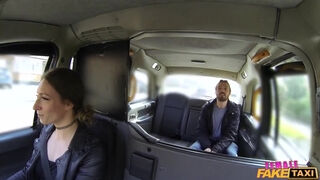 Hunky Long-haired Guy Fucks Sexy Hot Curvy MILF Taxi Driver To Get a Discount