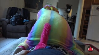 Step Sister Tricked Me. I Realized After I Creampied Her!!!