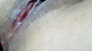 Hot Latina MILF teases her ass with her new toy