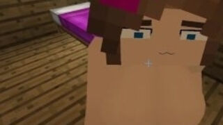 Fudendo a Buceta Melada da Jenny do Minecraft Mod porno de todas as Garotas Parte 1