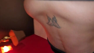 Voluptuous blonde milf gets banged by multiple men while hanging on swing